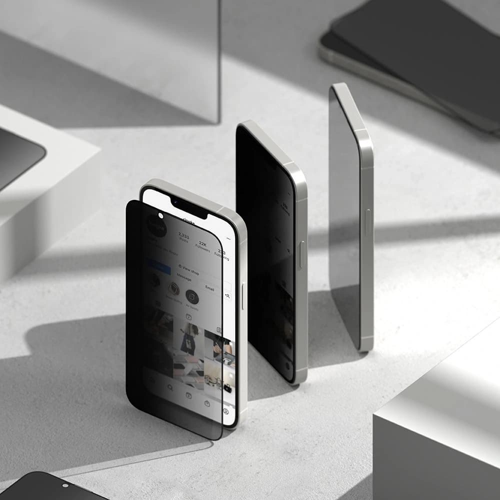 Ringke Easy Slide Apple iPhone 16e / 14 / 13 / 13 Pro Privacy [2 PACK] - 4