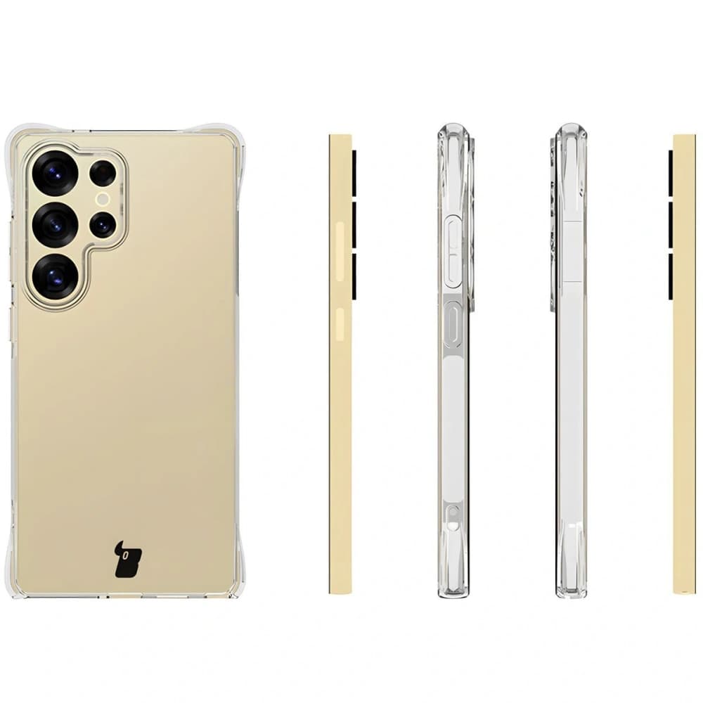 Bizon Case Clear Pack pouzdro + 2x ochranná fólie Samsung Galaxy S25 Ultra čiré - 4