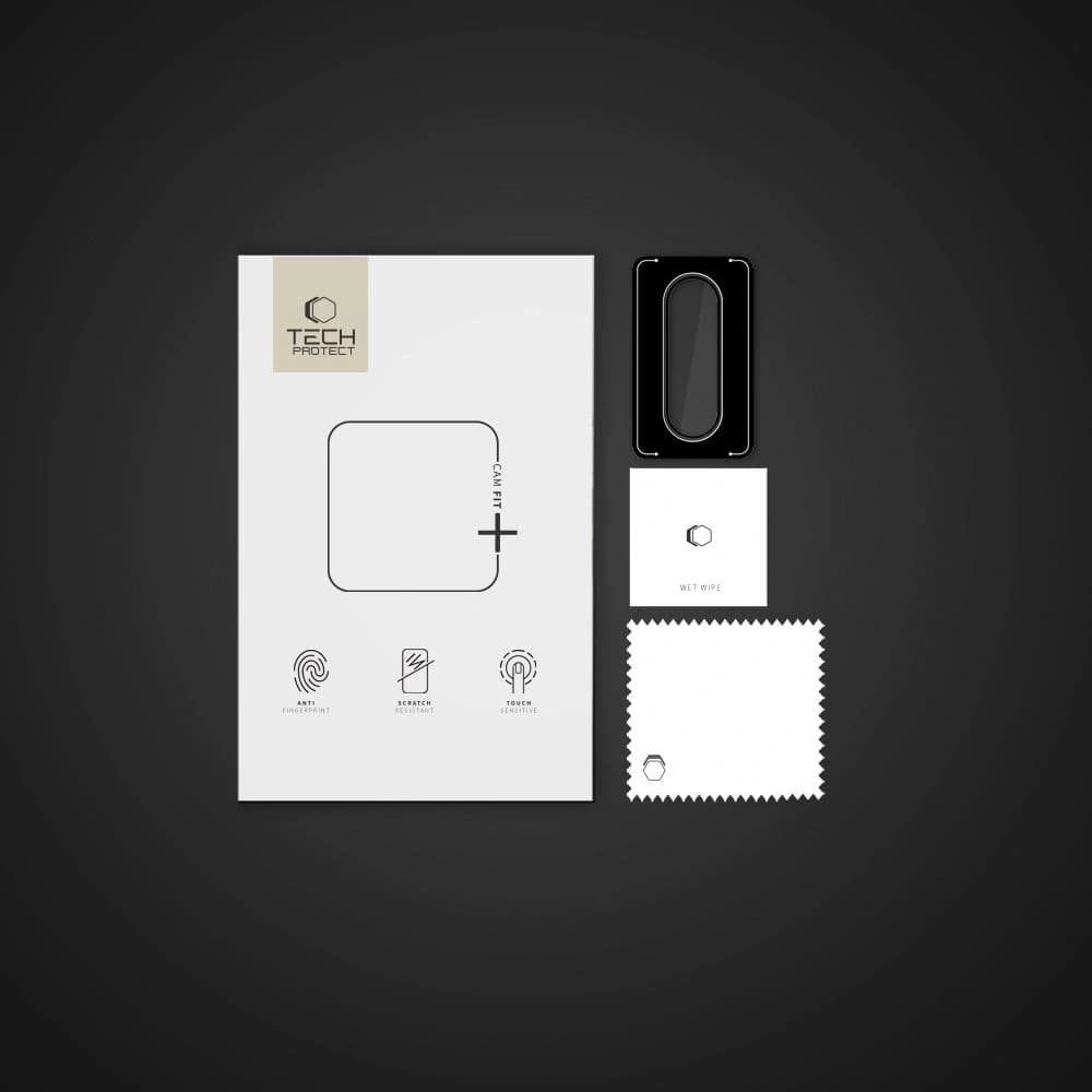 Ochranný kryt na fotoaparát Tech-Protect Camring Fit+ Samsung Galaxy A36 / A56 5G černý - 4
