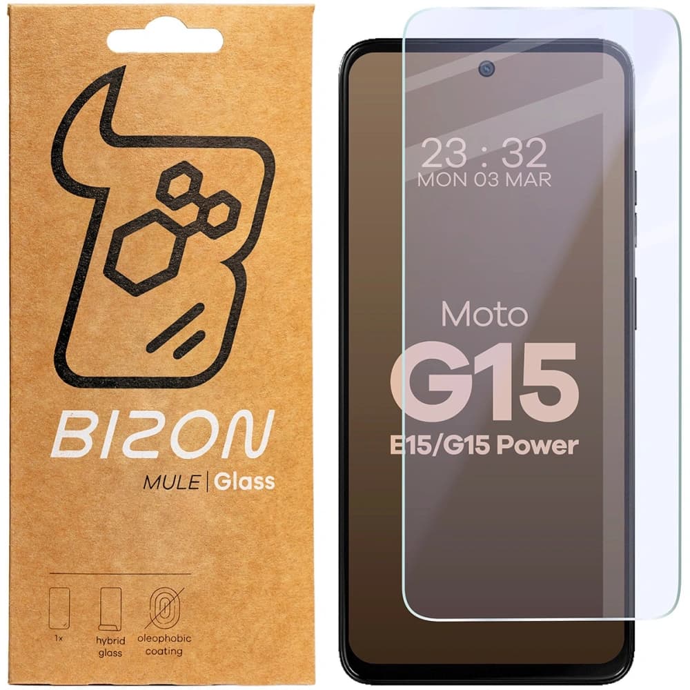 Bizon Glass Mule Motorola Moto G15 / G15 Power / E15