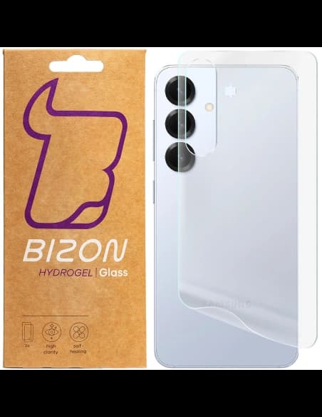 Bizon Glas Hydrogel Rückenschutzfolie Samsung Galaxy S25 [2 PACK]