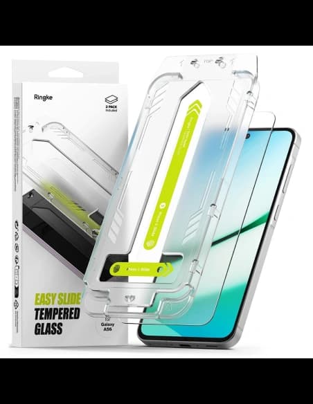 Szkło hartowane Ringke Easy Slide Samsung Galaxy A56 5G Clear [2 PACK]