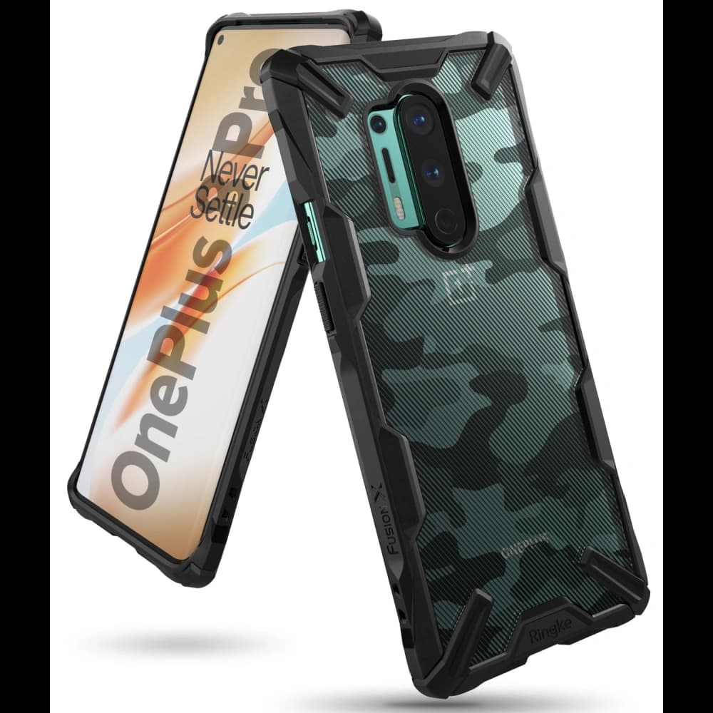 Ringke Fusion-X OnePlus 8 Pro Camo (Moro) Black - 1