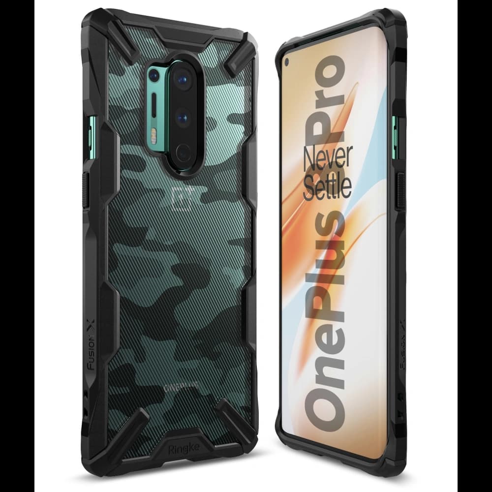 Ringke Fusion-X OnePlus 8 Pro Camo (Moro) Black - 2
