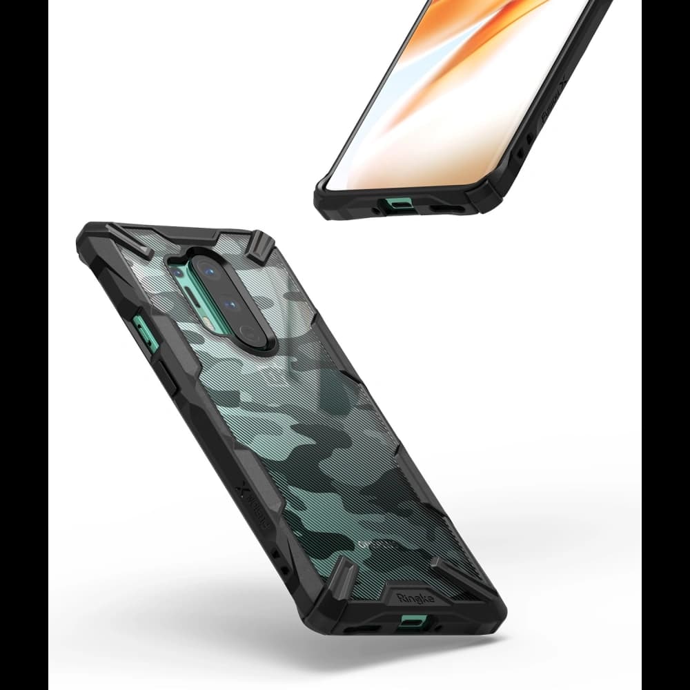 Ringke Fusion-X OnePlus 8 Pro Camo (Moro) Black - 5