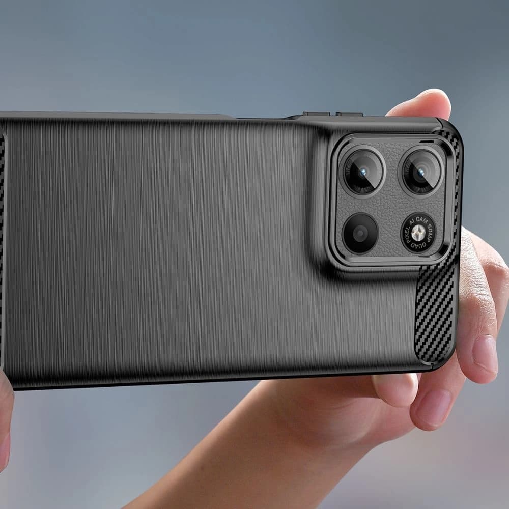 Tech-Protect TPUCarbon Motorola Moto G15 / G15 Power Černá - 4