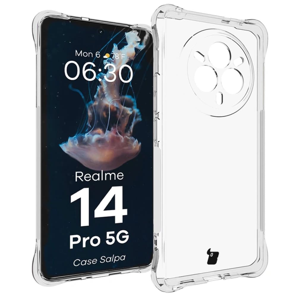 Bizon Caz Salpa Realme 14 Pro 5G transparent - 1