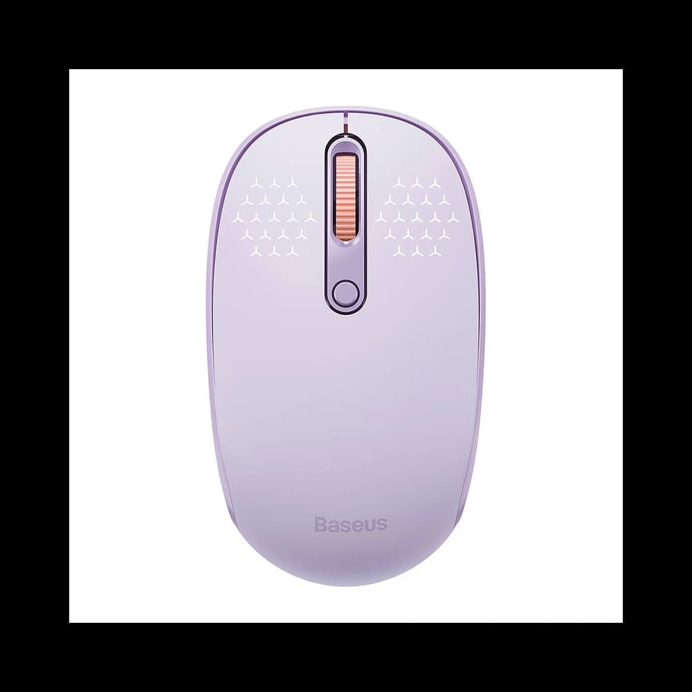Baseus F01B Tri-Mode 2.4G BT 5.0 1600 DPI Wireless Mouse (purple) - 2