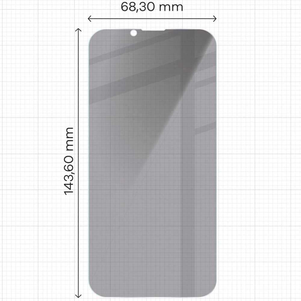 Bizon Glass Clear Shadow Apple iPhone 16e / 14 / 13 / 13 Pro tinted - 2