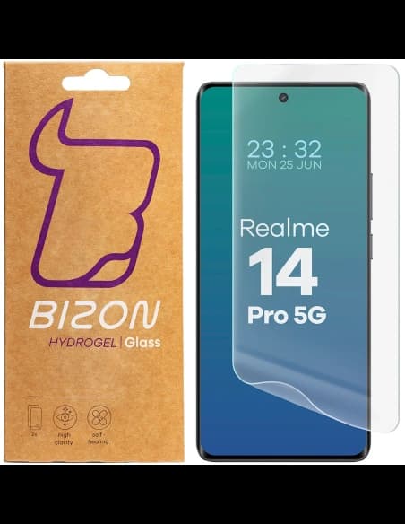 Bizon Glass Hydrogel Front Realme 14 Pro 5G [2 PACK]