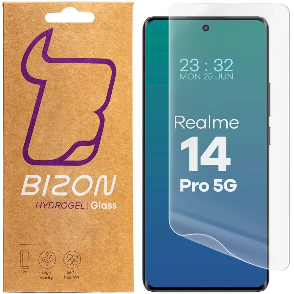 Bizon Glass Hydrogel Front Realme 14 Pro 5G [2 PACK] - 1