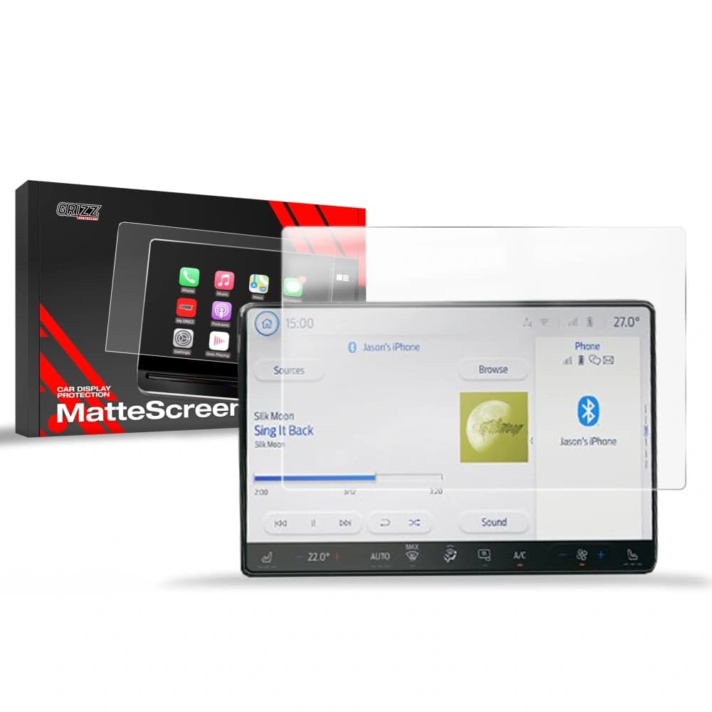 Matte GrizzGlass CarDisplay Protection Ford Transit 12" (2024-2025) - 1