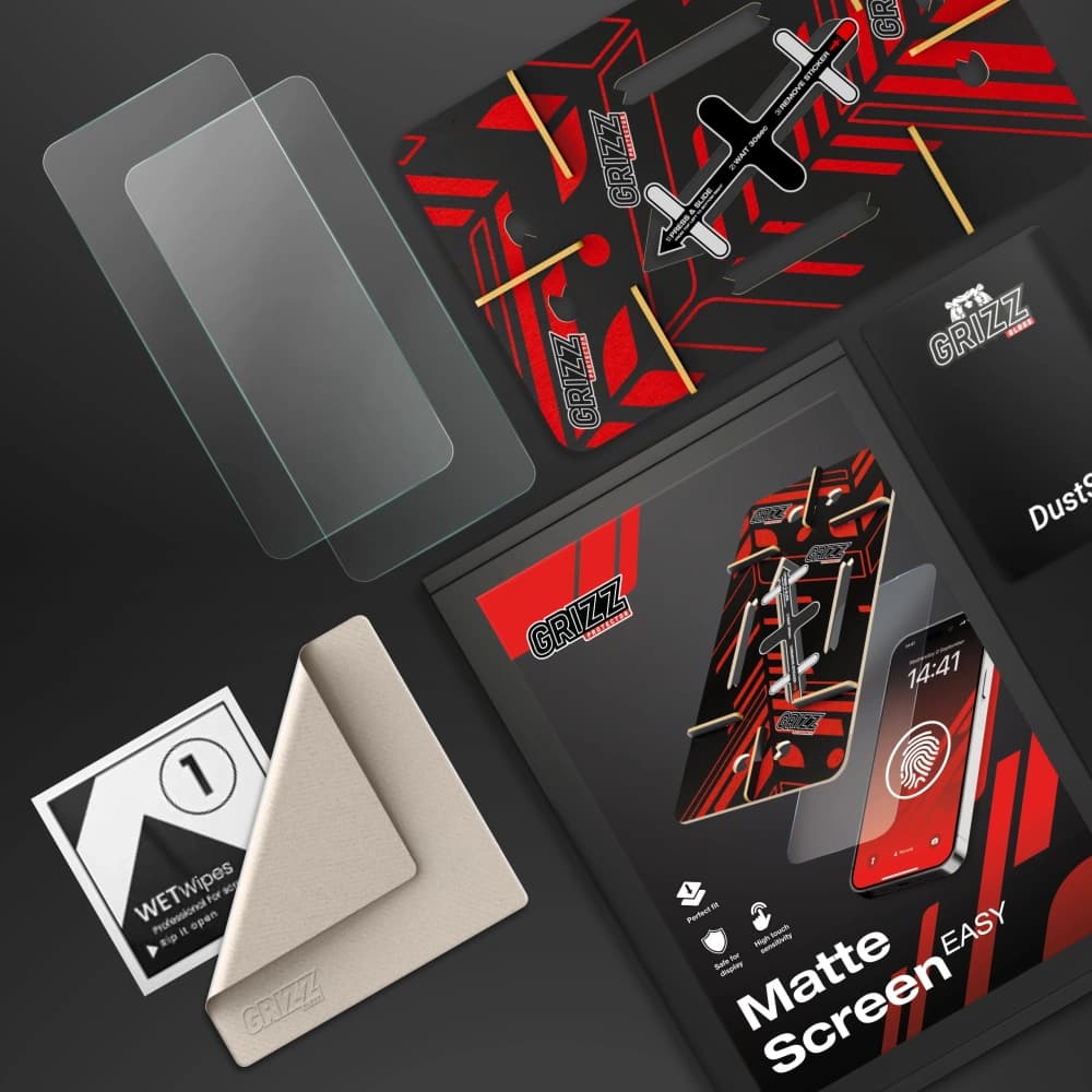 GrizzGlass MatteScreen Easy Xiaomi Redmi Note 13 Pro 5G [2 PACK] - 6