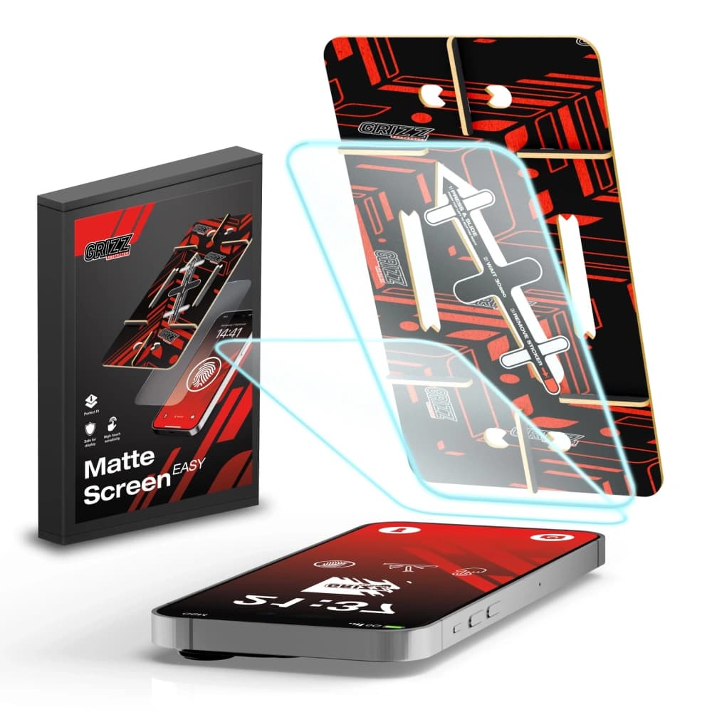 GrizzGlass MatteScreen Easy Apple iPhone 15 [2 PACK] - 1