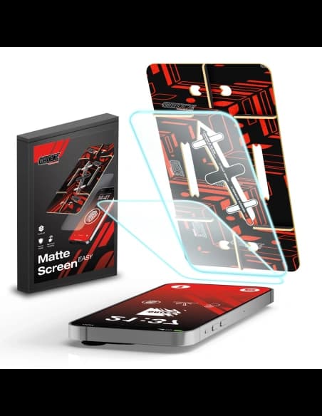 GrizzGlass MatteScreen Easy Apple iPhone 12 [2 PACK]