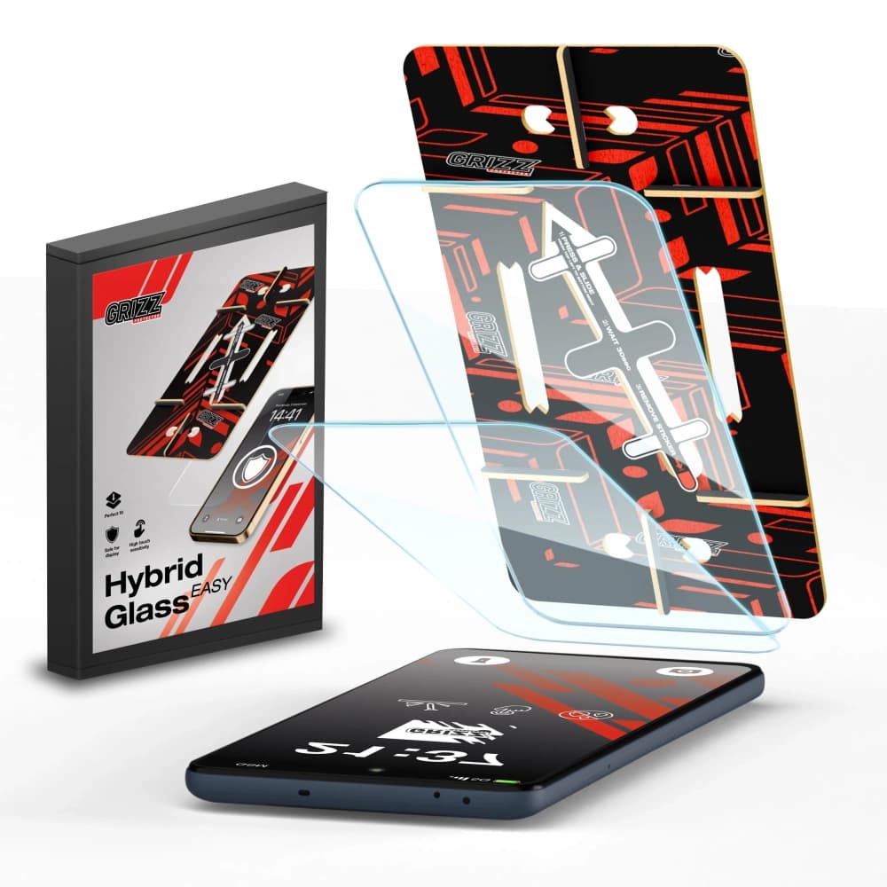 GrizzGlass HybridGlass Ușor Xiaomi POCO M6 Pro [2 PACHET] - 1