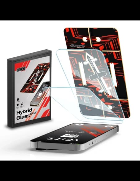 GrizzGlass HybridGlass Easy Apple iPhone 12 Pro Max [2 PACK]