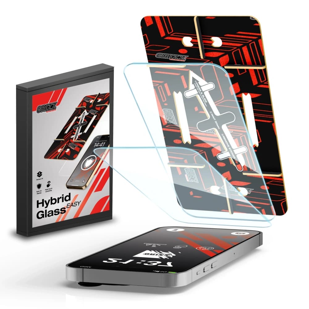 GrizzGlass HybridGlass Easy Apple iPhone 12 Pro Max [2 PACK] - 1