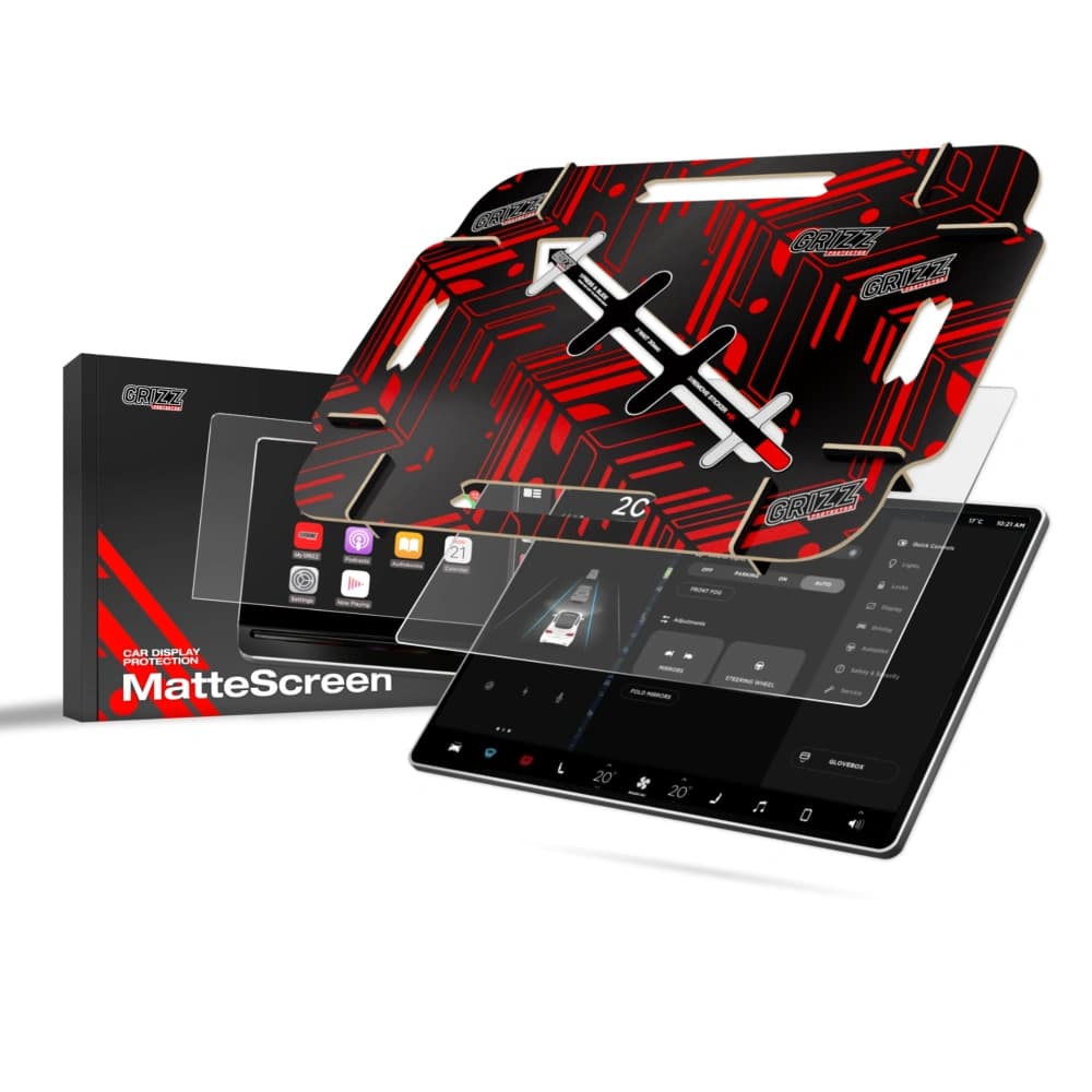GrizzGlass CarDisplay MatteScreen Easy Tesla Model X Facelift (2025) - 1