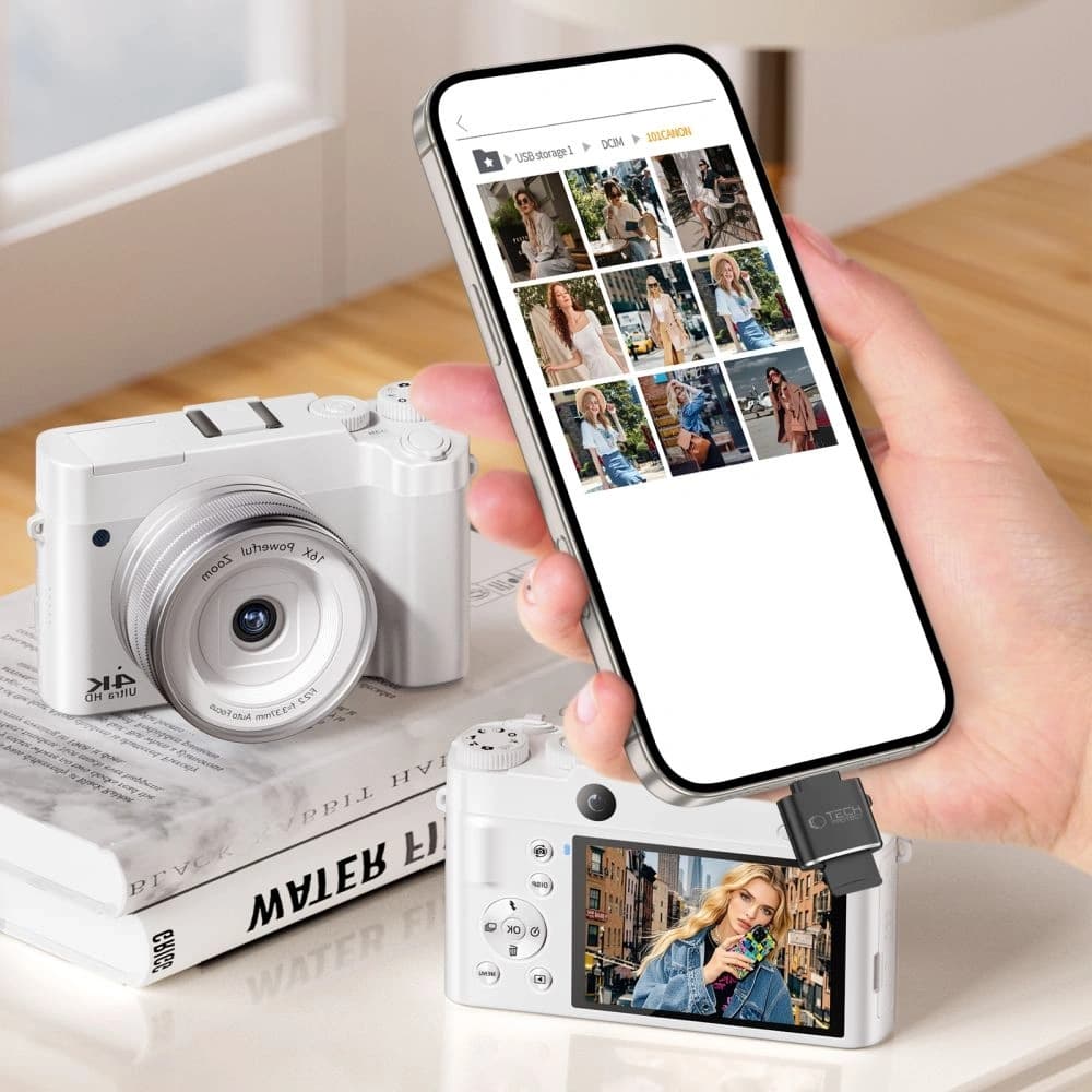 Tech-Protect Ultraboost USB-C / Cititor de carduri Micro SD/TF adaptor Negru - 3