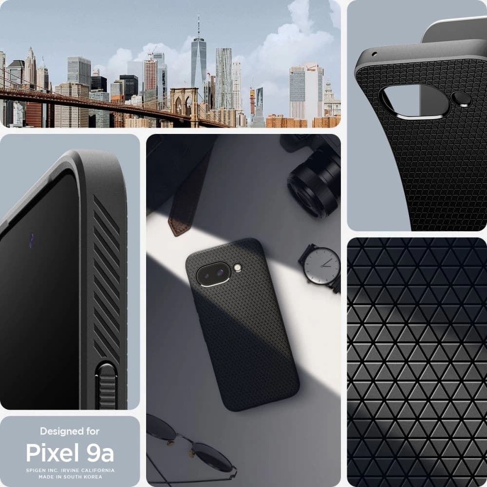 Spigen Liquid Air Google Pixel 9a Matte Black - 12