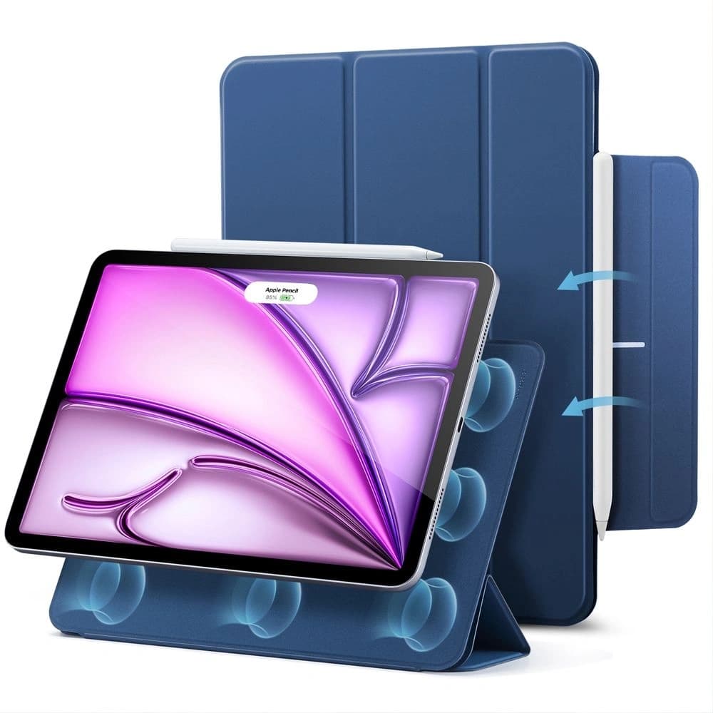 Etui ESR Rebound Magnetic Apple Apple iPad Pro 12.9 2020/2021/2022 (4., 5. i 6. generacji) / Air 13" 2024 (6. generacji) / 13" 2025 (7. generacji) Navy Blue - 1