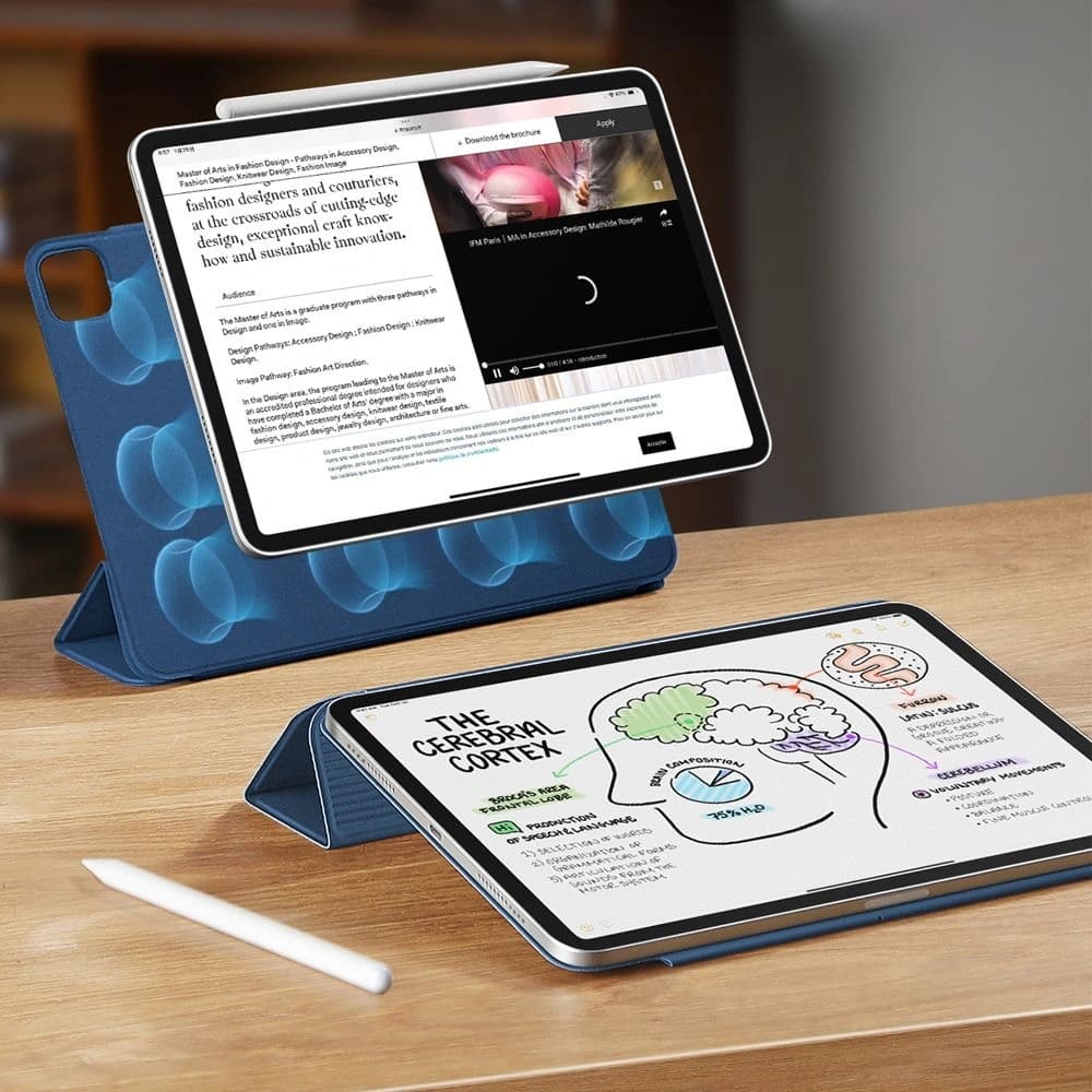 Etui ESR Rebound Magnetic Apple Apple iPad Pro 12.9 2020/2021/2022 (4., 5. i 6. generacji) / Air 13" 2024 (6. generacji) / 13" 2025 (7. generacji) Navy Blue - 2