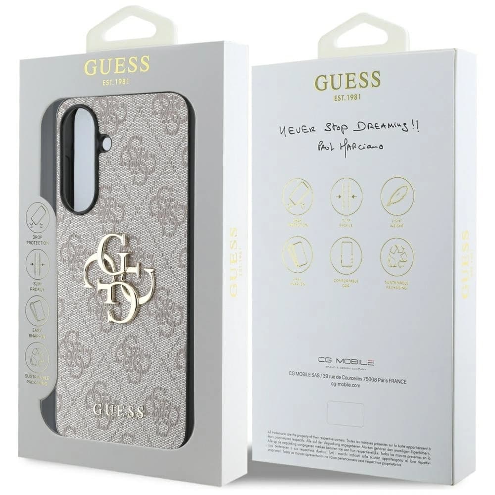 Guess Big 4G Logo Klassisches Logo Samsung Galaxy A56 pink - 7