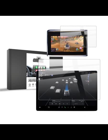 Ceramic GrizzGlass CarDisplay Protection Tesla Model S Facelift (2025) [2in1]
