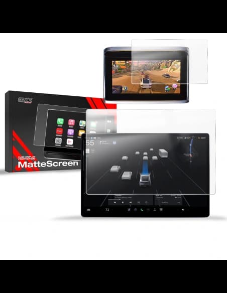 Matte GrizzGlass CarDisplay Protection Tesla Model X Facelift (2025) [2in1]