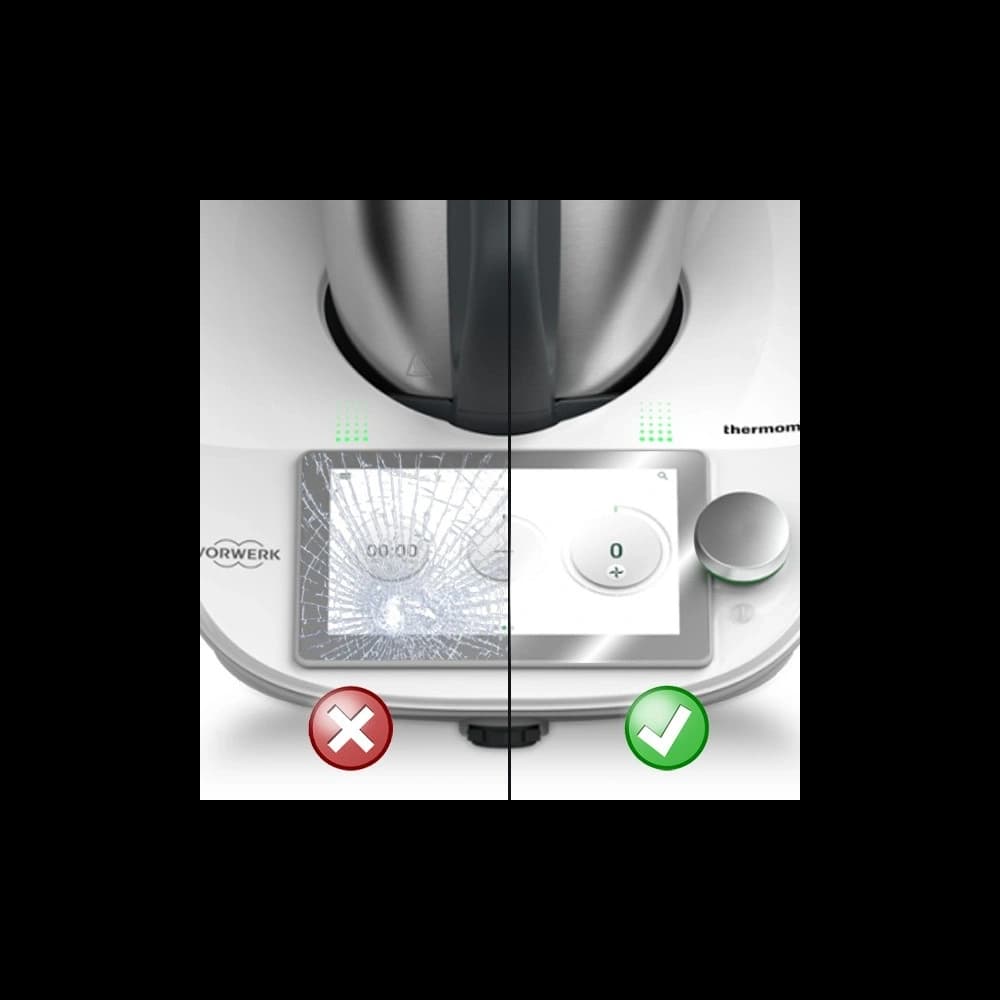 Szkło hybrydowe GrizzGlass HybridGlass do Thermomix TM7 - 3