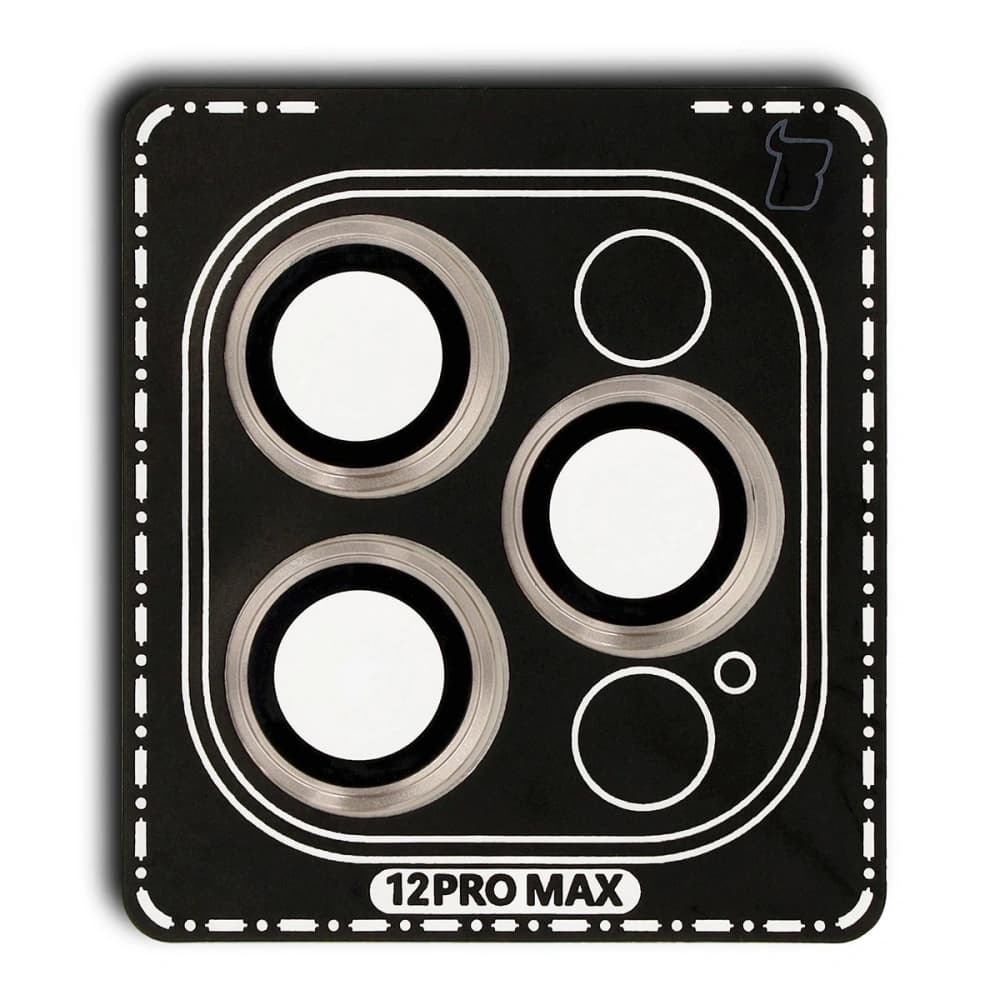 Bizon Glass Snap Lens Apple iPhone 12 Pro Max arany keret - 2