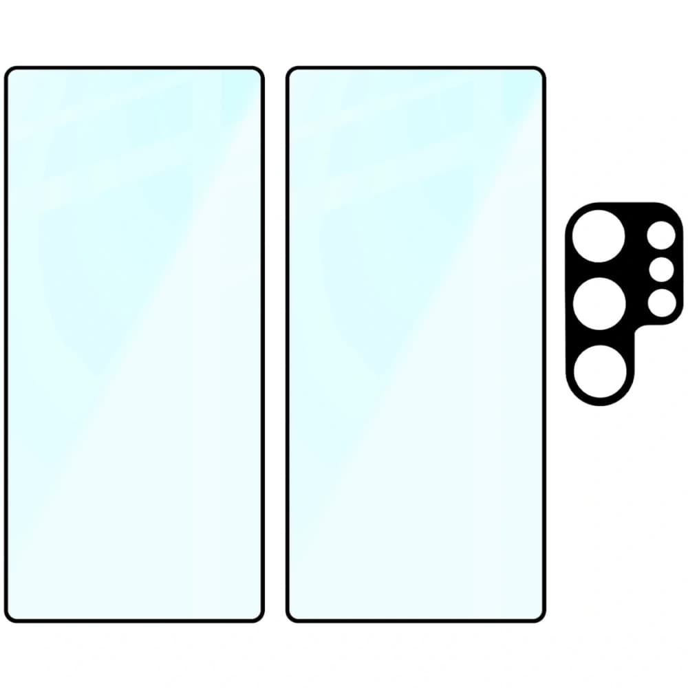 Bizon Edge 2 Pack 2x Bildschirmglas + 1x Kameraglas Samsung Galaxy S25 Ultra - 6