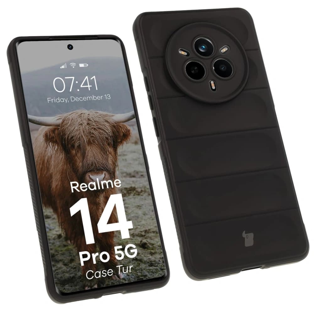 Bizon Caz Tur Realme 14 Pro 5G negru - 1