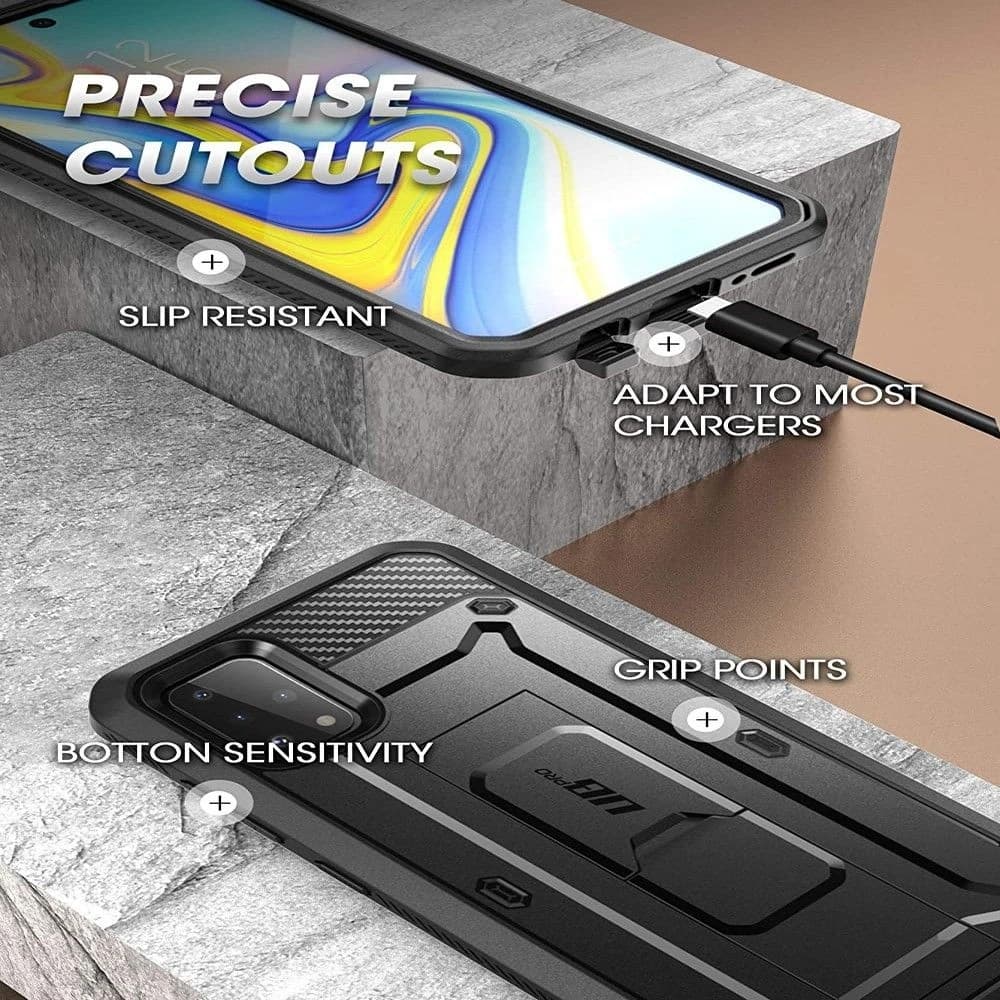 Etui Supcase Unicorn Beetle Pro Samsung Galaxy A71 Černá - 6