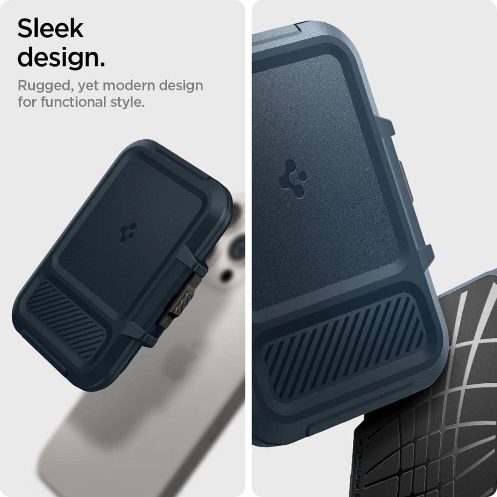 Spigen Lock Fit MagSafe Universal Magnetic Card Holder Metal Slate - 20