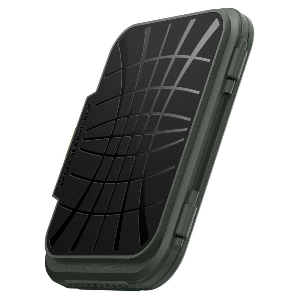 Spigen Lock Fit MagSafe Universal Magnetic Card Holder Military Green - 11