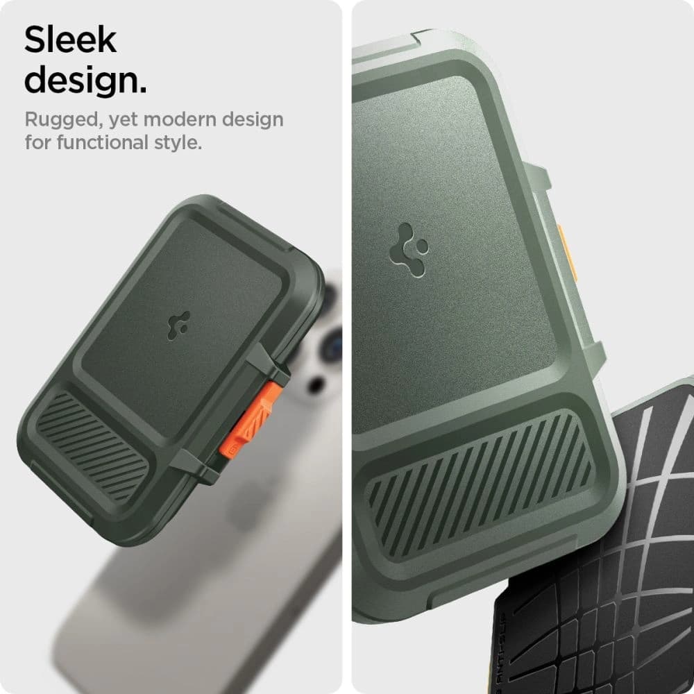 Spigen Lock Fit MagSafe Universal Magnetic Card Holder Military Green - 20