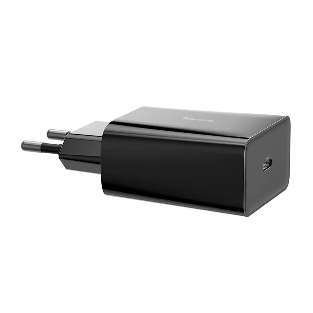 Baseus Ladegerät USB Typ C Power Delivery 18W 3A + USB Typ C - Lightning Kabel 2.4A 1m schwarz - 4