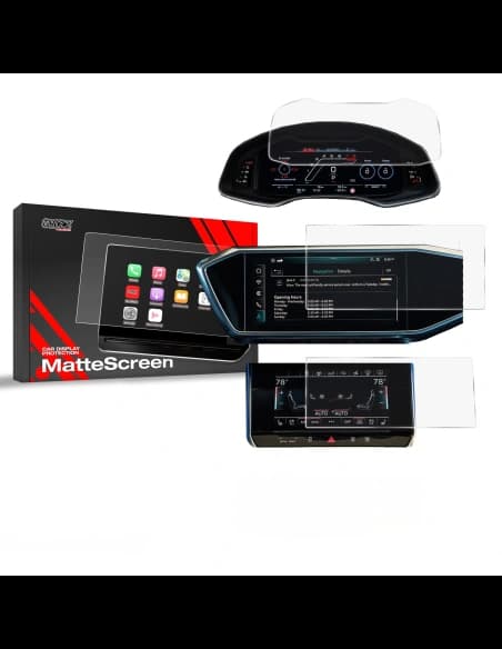 Matte GrizzGlass CarDisplay Protection Audi A6 C8 Virtual Cockpit (2018-2024) matowa Grizz [3in1]