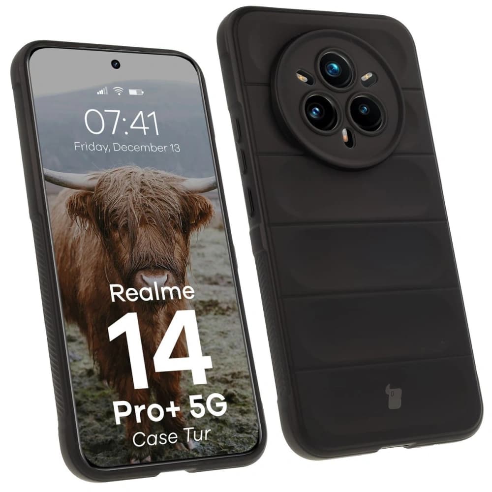 Panzergel Case Bizon für Realme 14 Pro Plus 5G schwarz