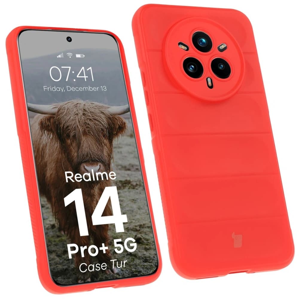 Bizon Case Tur Realme 14 Pro Plus 5G rot