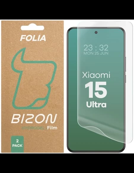 Bizon Glass Hydrogel Front Xiaomi 15 Ultra [2 PACK]