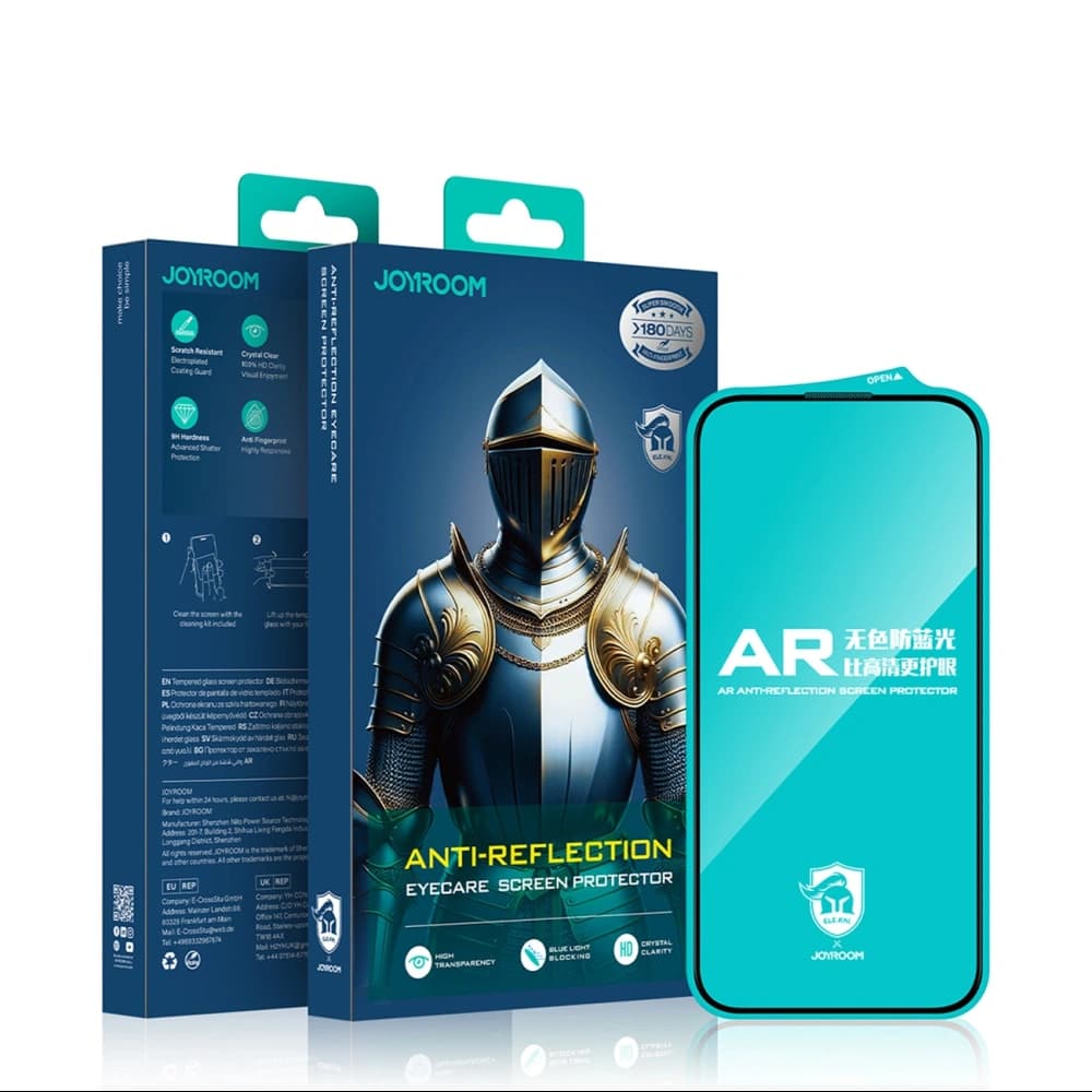 Joyroom JR-MAR0315 tempered glass with anti-reflective coating Apple iPhone 15 / 16 - 4