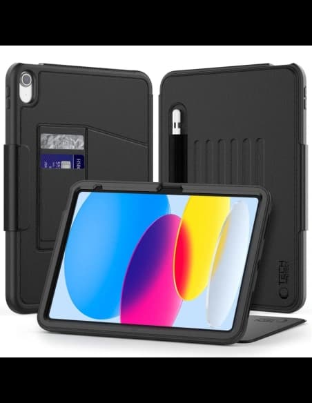 Etui s klávesnicí Tech-Protect SmartCase Pen Armor Apple iPad Air 10.9 2022 (5. generace) / iPad Air 11 2025 (7. generace) Černé