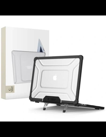 Etui Tech-Protect Smartshell Pro Apple MacBook Air 15” (M2/M3/M4) 2023-2025 Schwarz/transparent