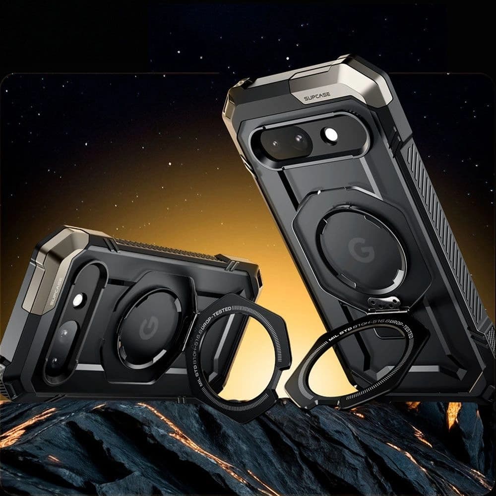 Case Supcase Unicorn Beetle Grip Mag MagSafe Google Pixel 9a Black - 3