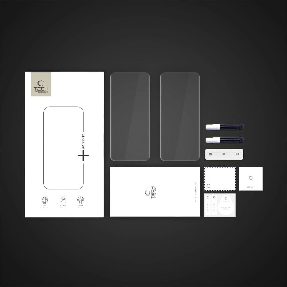 Edzett üveg Tech-Protect Glass UV+ Motorola Edge 60 Fusion / Edge 60 Clear [2 PACK] - 4