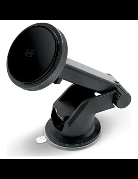 3MK Car MagCharger 15W Schwarze Wireless Charging Halterung für das Armaturenbrett