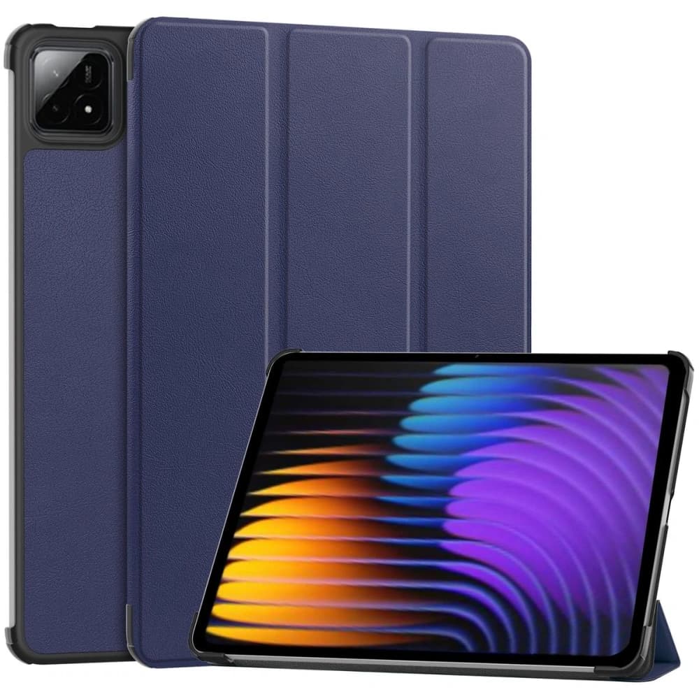 Bizon Case Tab Croc Xiaomi Pad 7 / 7 Pro námořnická modrá - 1